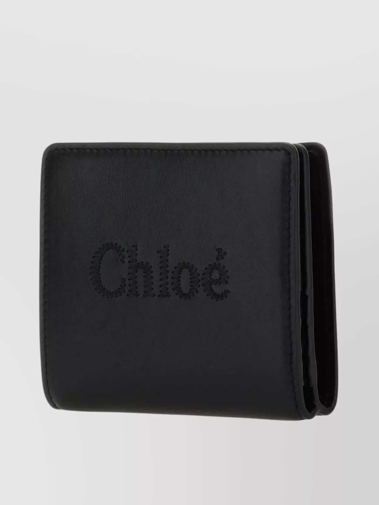 Shop Chloé Sense Smooth Calf Leather Bifold Wallet