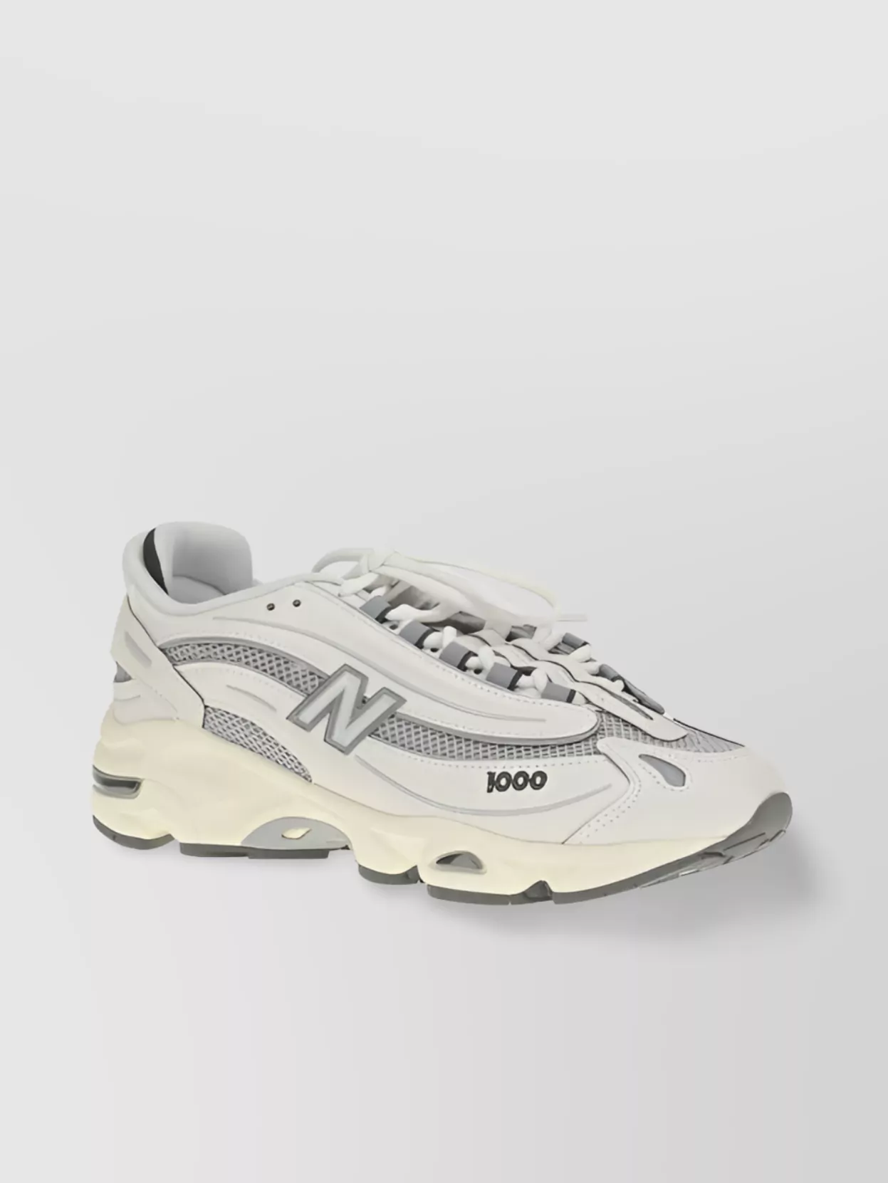 New Balance Mesh Overlay Sneakers Segmented Outsole