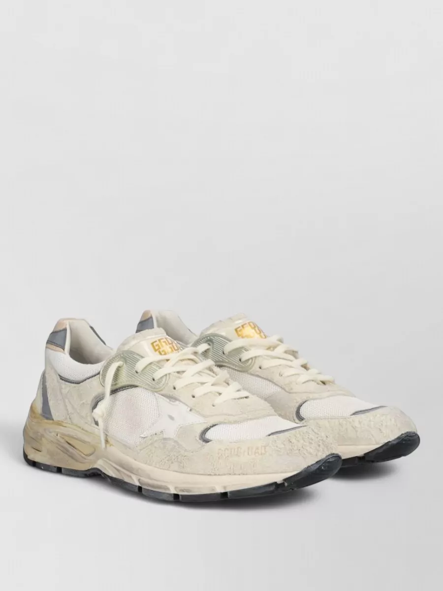 Golden Goose Sneakers Contrast Panels Round Toe Sole