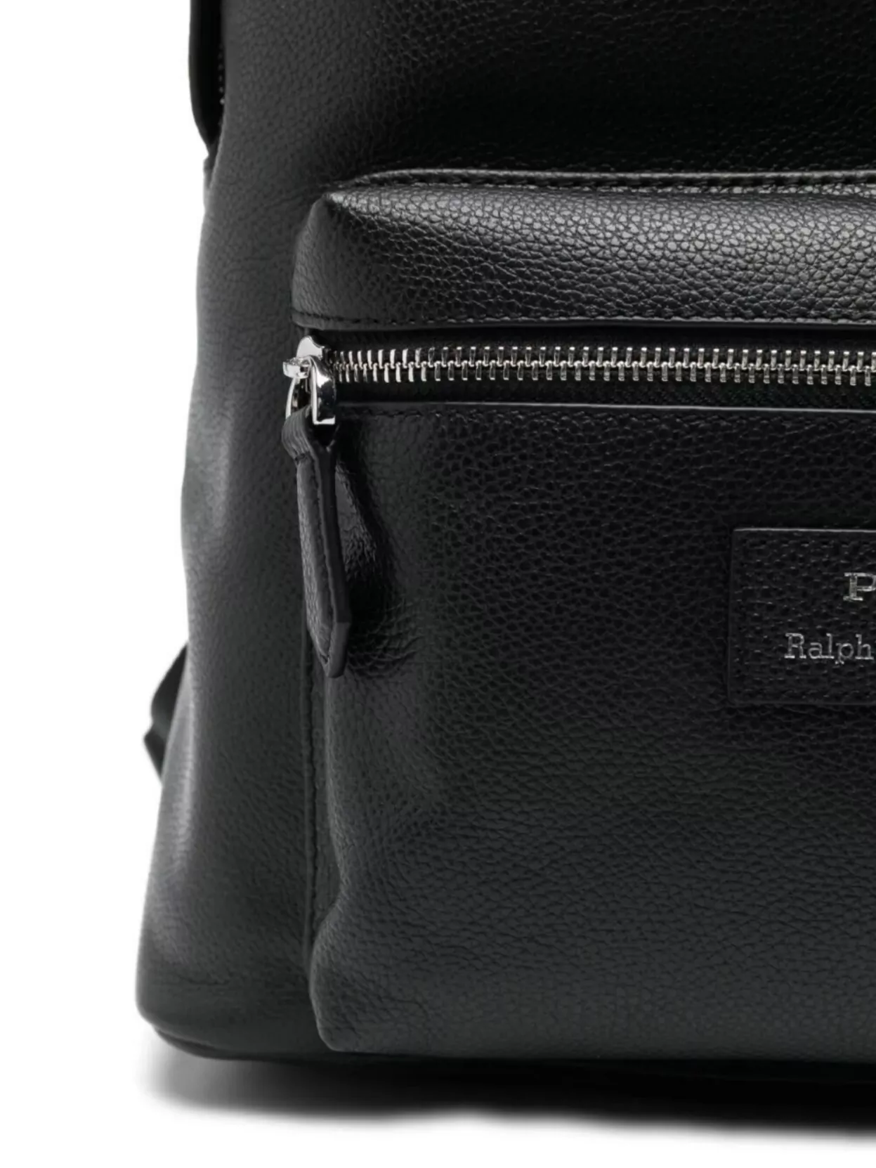Polo Ralph Lauren Leather Backpack Featuring Adjustable Straps