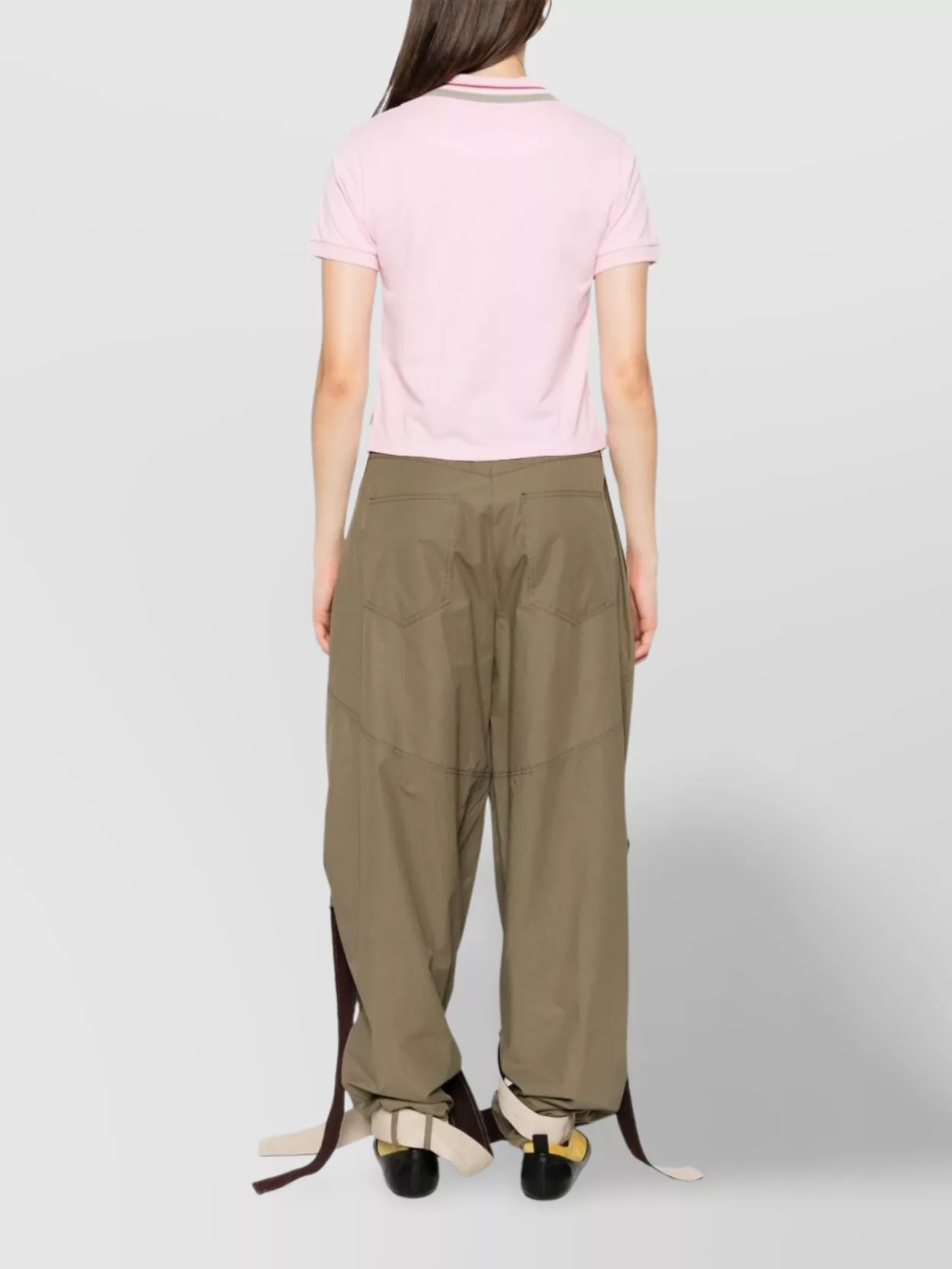 Vivienne Westwood Collared Polo Top Striped Sleeves