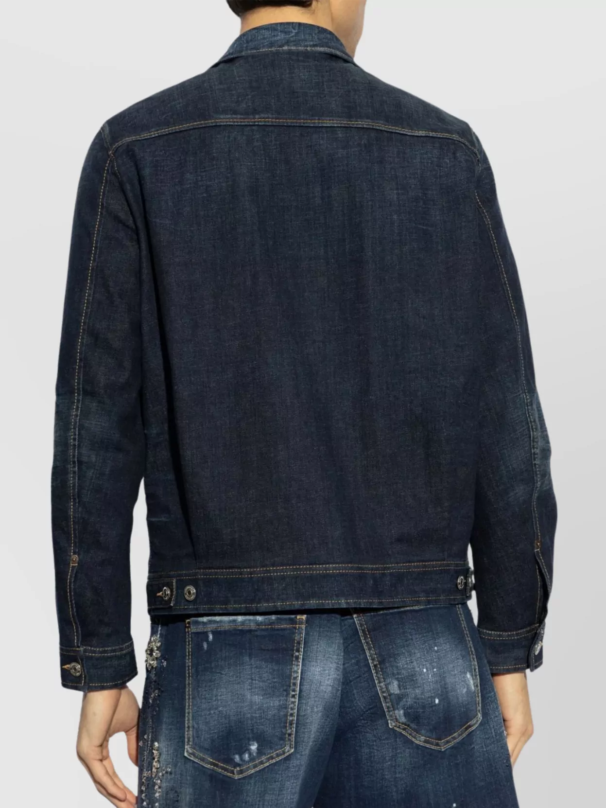 Dsquared2 Logo Patch Denim Jacket