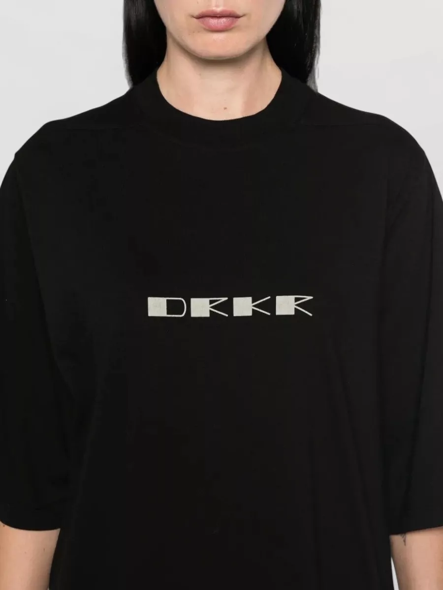 Rick Owens Drkshdw Printed Cotton T-Shirt