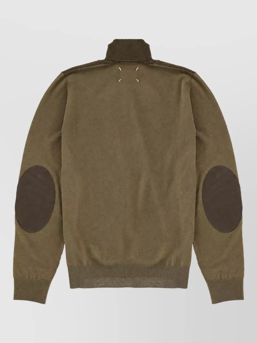 Maison Margiela Two Tone Wool Jumper