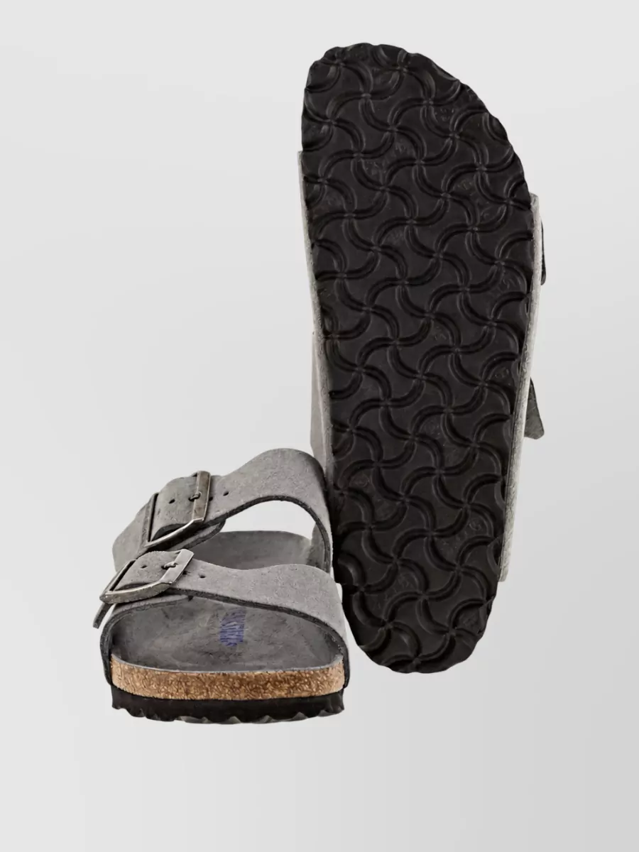 Birkenstock Suede Leather Flat Slides