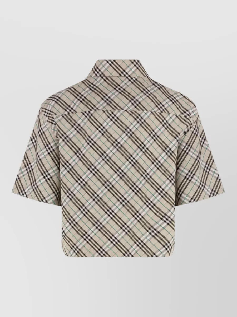 Burberry Checked Cotton Shirt