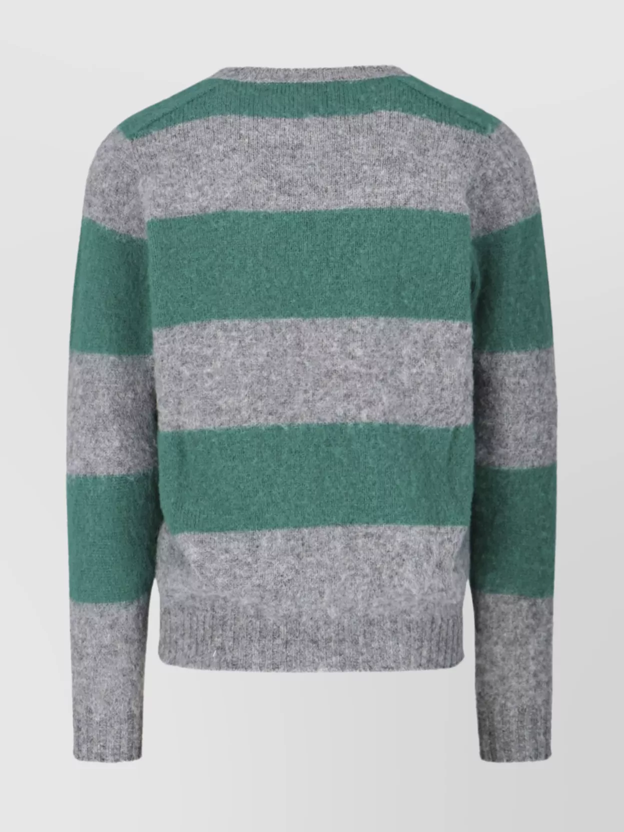 Howlin' Striped Crew Neck Long Sleeve Sweater In Gray