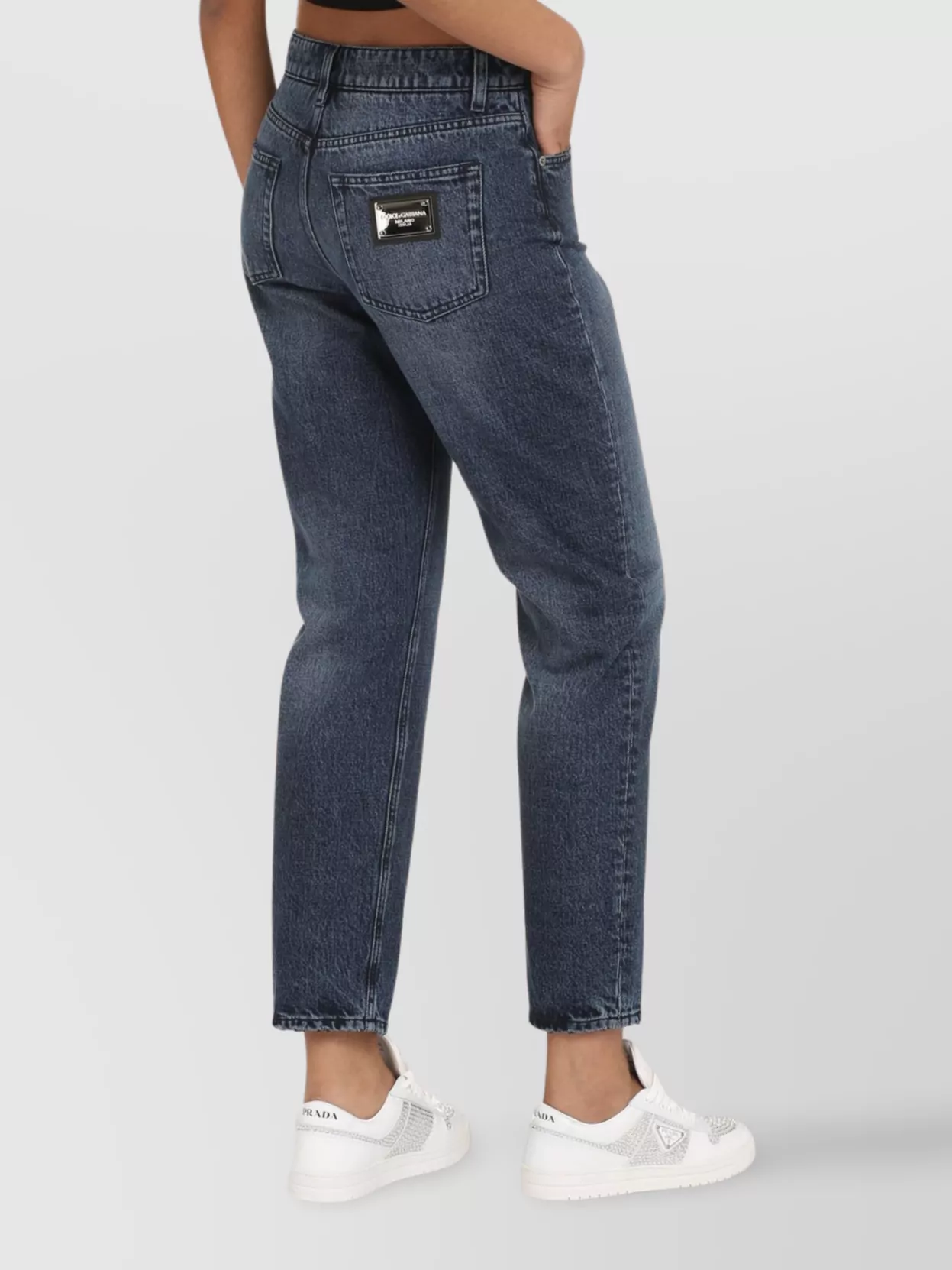 Dolce&Gabbana Relaxed Fit Denim Trousers