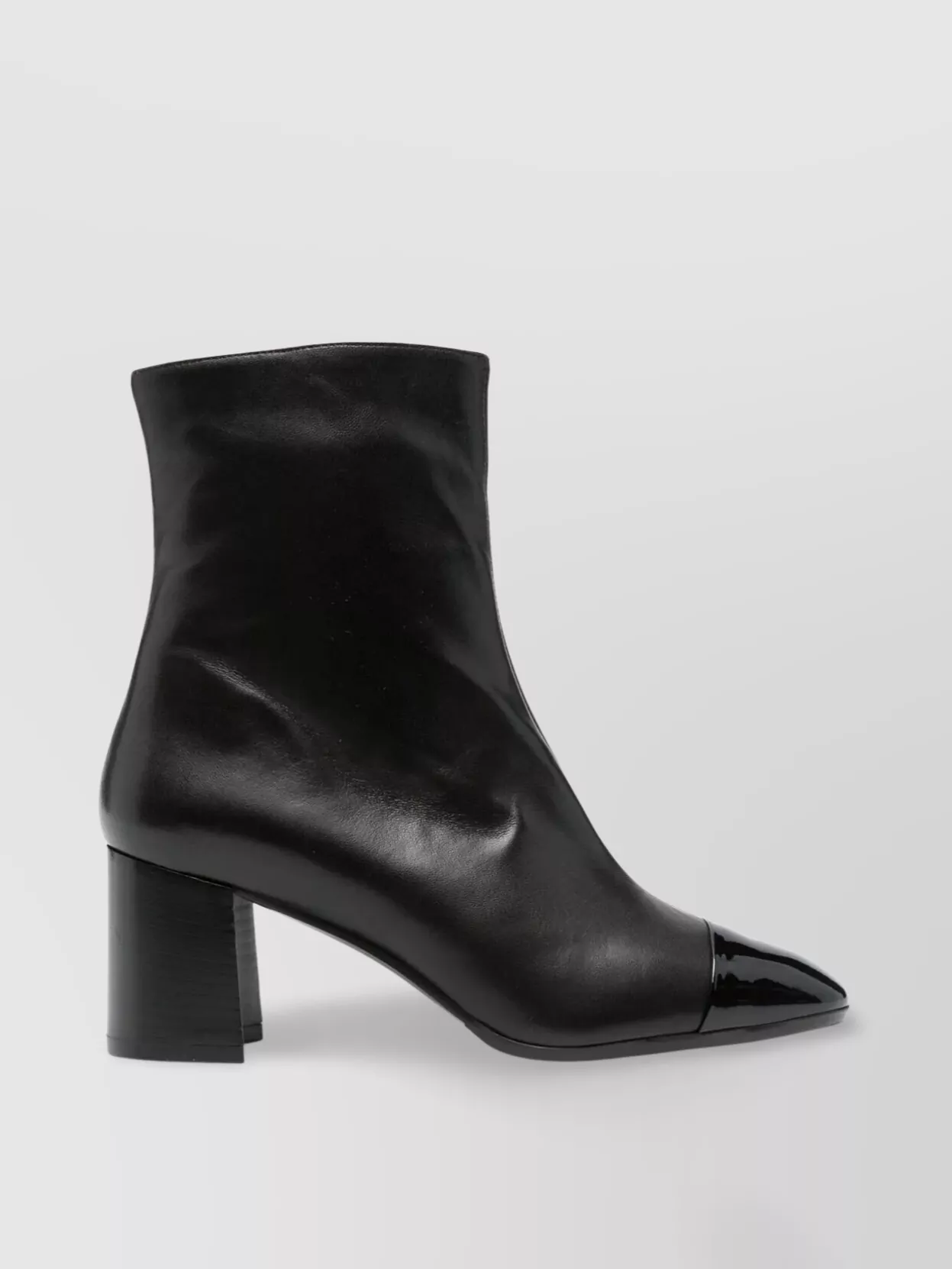Carel Paris "spirit" Glossy Toe Cap Ankle Boots