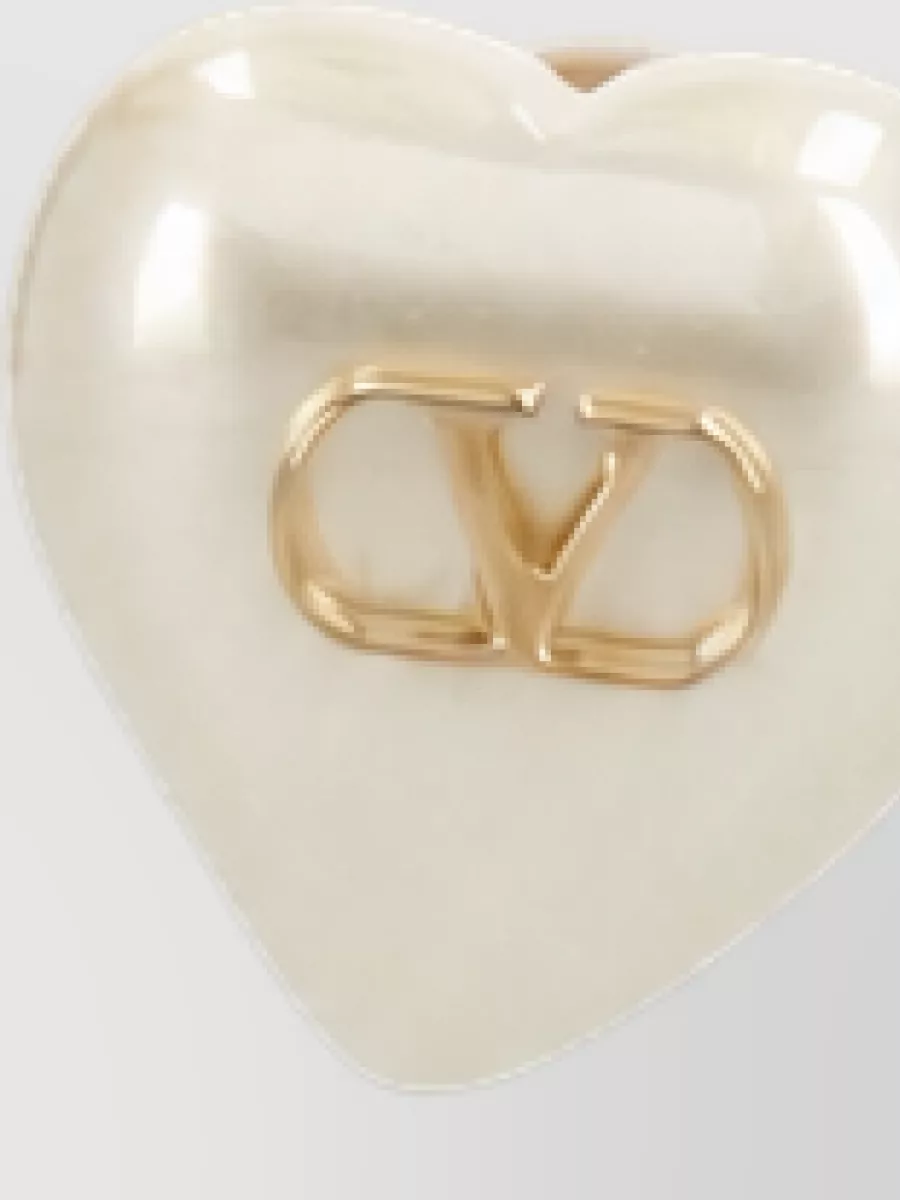 Valentino Garavani logo hoop earrings