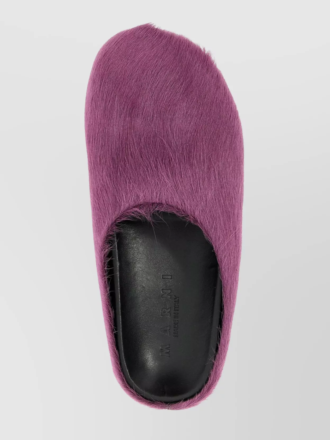 Marni Faux Fur Slippers Flat Sole