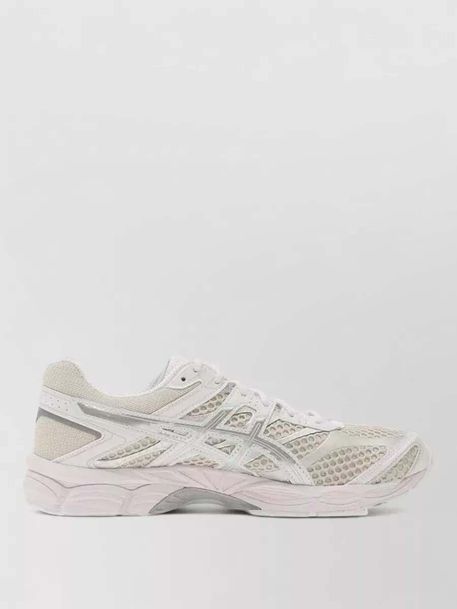 Asics Synthetic Leather Mesh Low-Top Sneakers