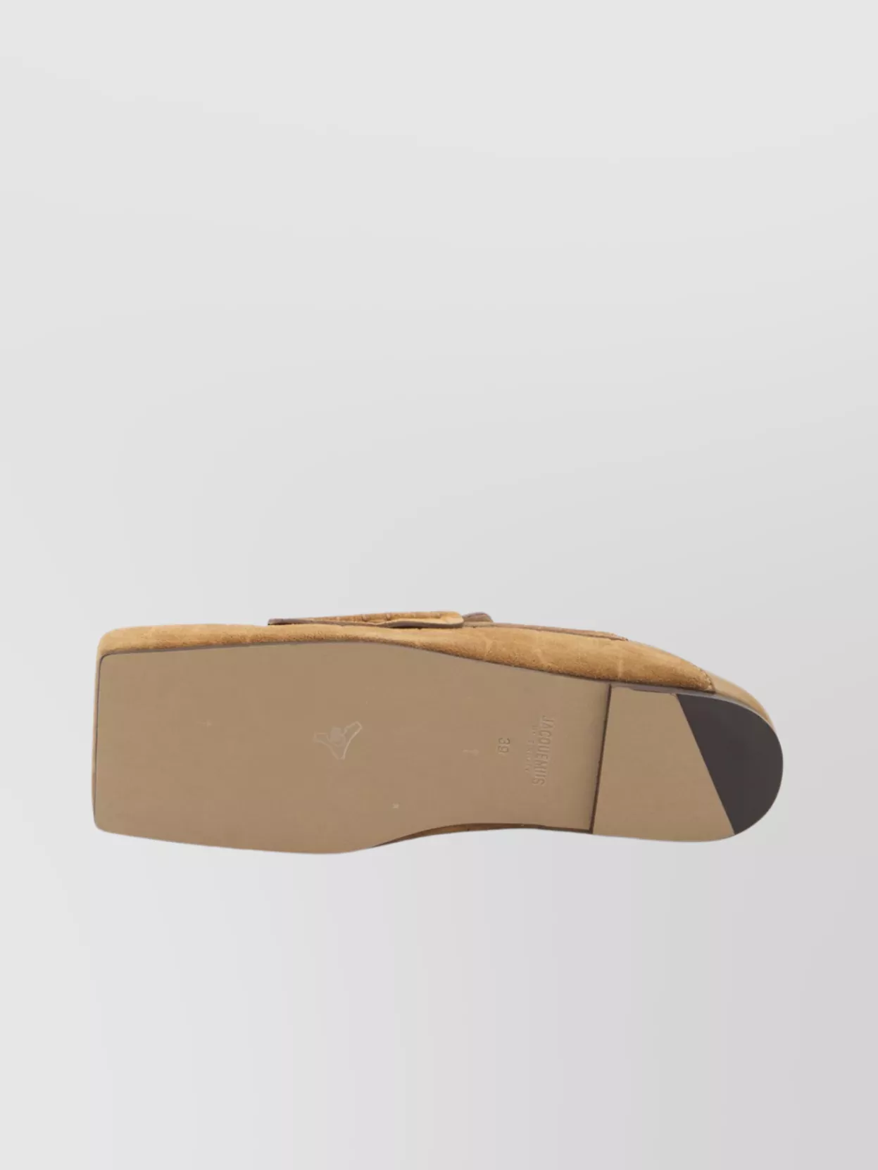 Jacquemus Square Toe Crocodile Loafers