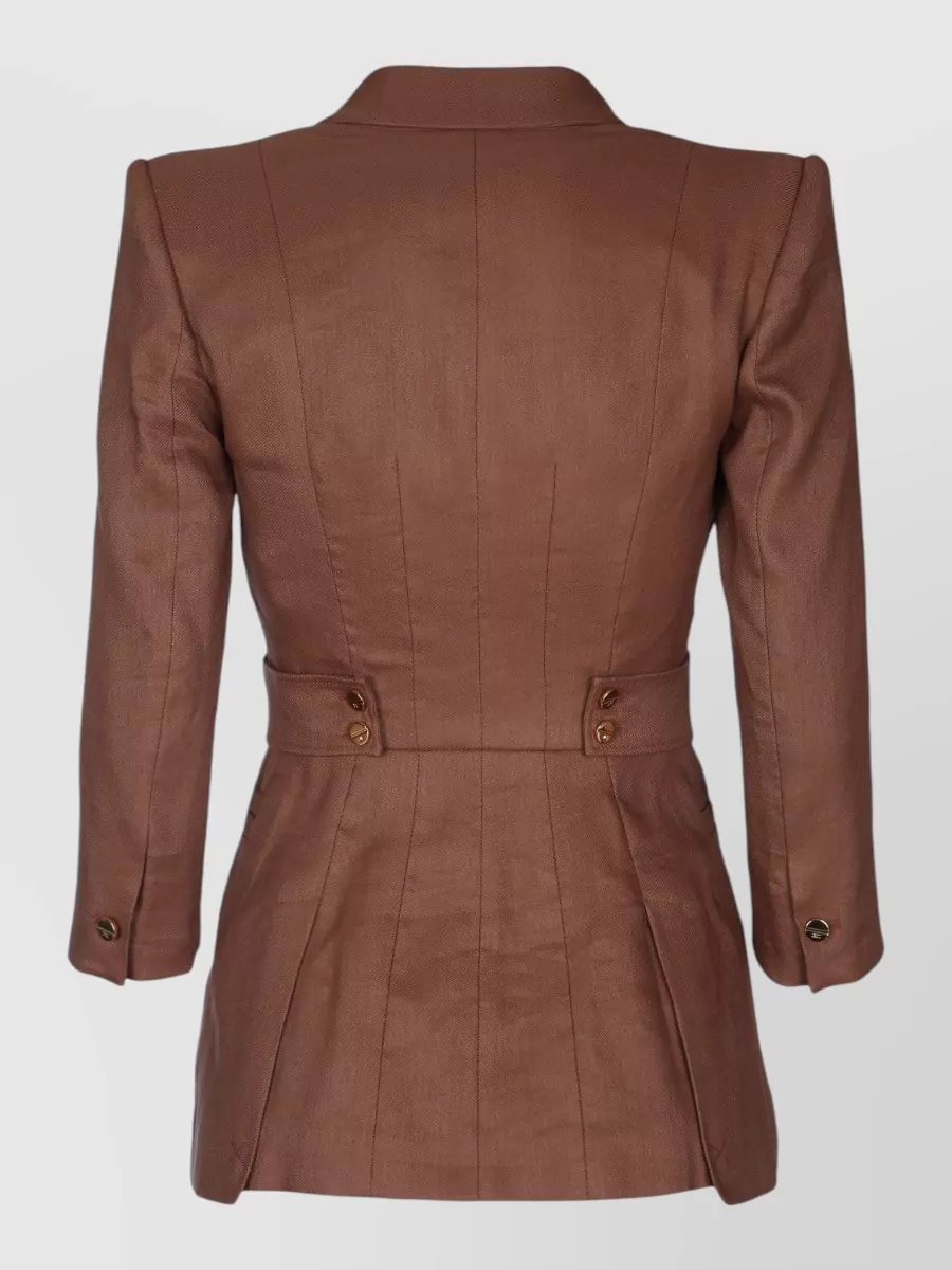 Elisabetta Franchi Single Breasted Suit Jacket