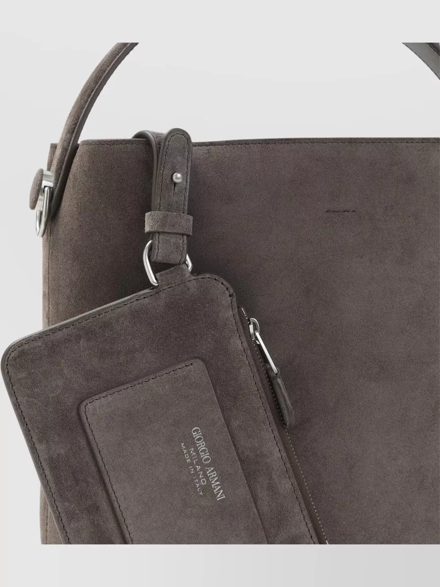 Giorgio Armani Suede Shoulder Bag