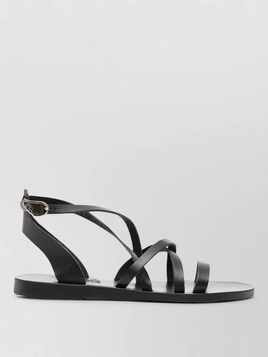Ancient Greek Sandals Leather Flat Sandals