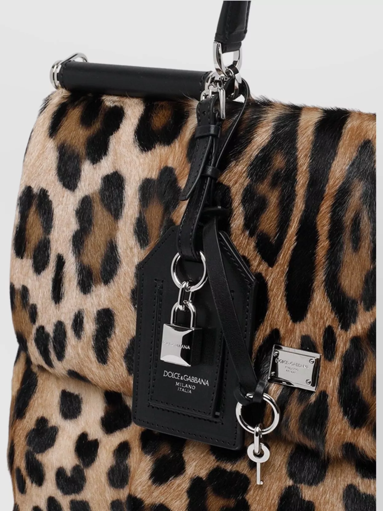 Dolce&Gabbana Sicily Animal Print Shoulder Bag