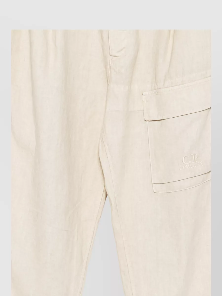 C.p. Company Linen Cargo Shorts