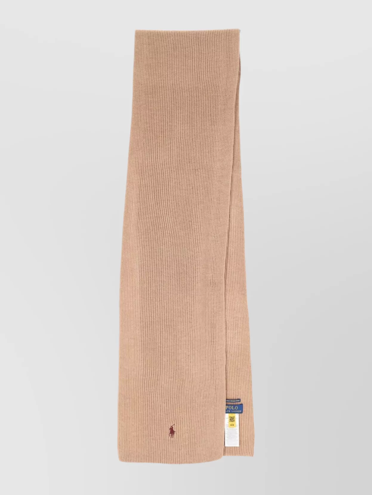 Polo Ralph Lauren Rectangular Ribbed Texture Scarf Accessory