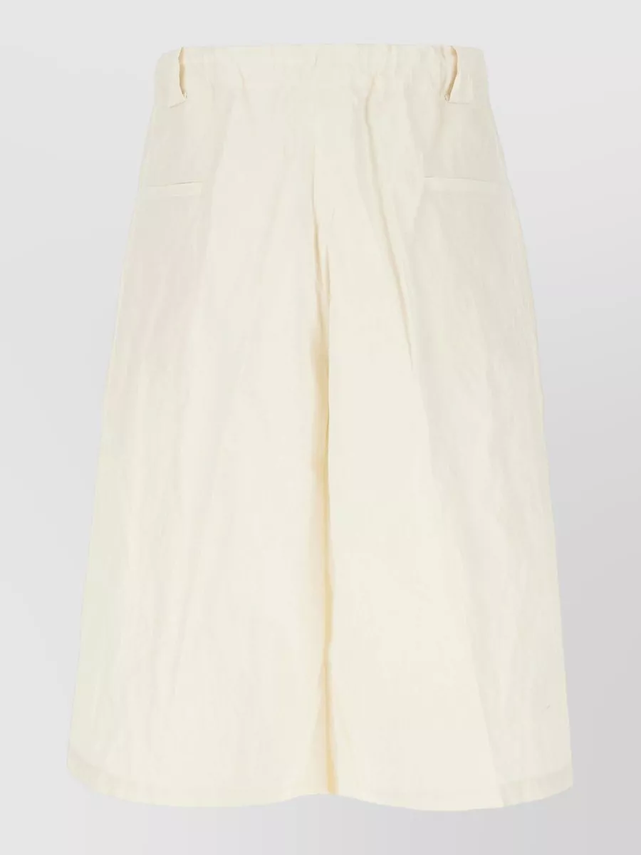 Willy Chavarria Cotton Blend Tailored Bermuda Shorts