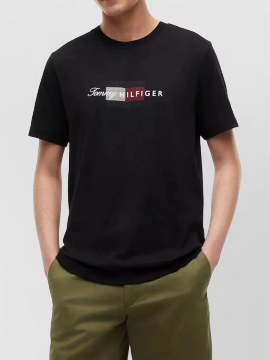 Tommy Hilfiger Logo-Print Regular-Fit T-Shirt