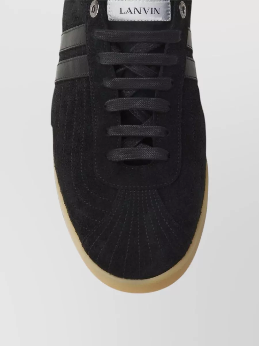 Lanvin Leather Low-Top Sneakers