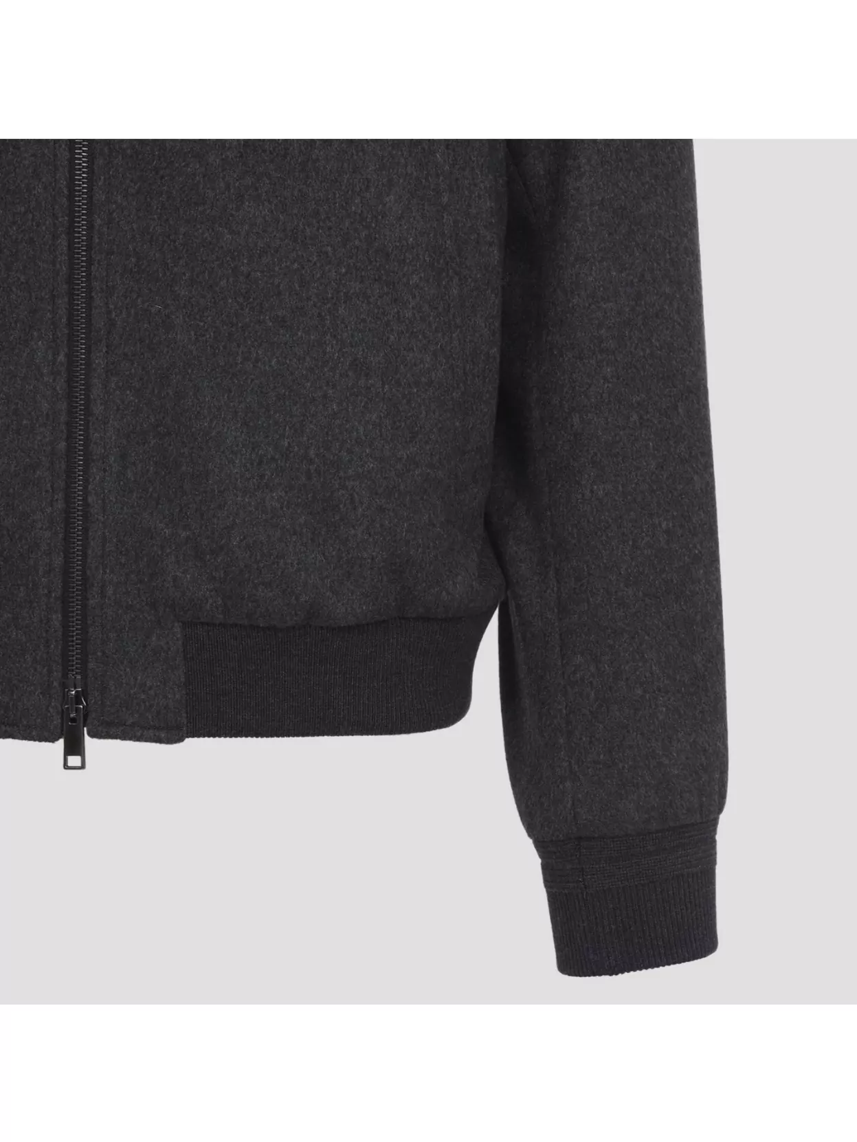 Zegna Modern Blouson With High Collar And Buttons