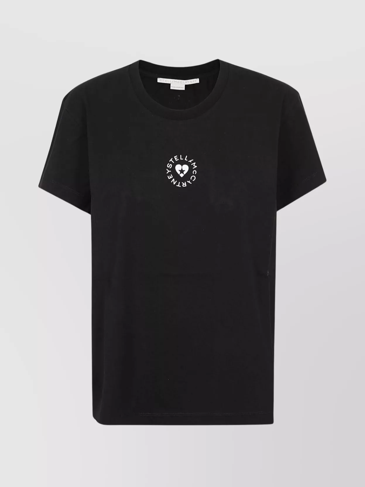 Shop Stella Mccartney Heart Emblem Crew Neck T-shirt