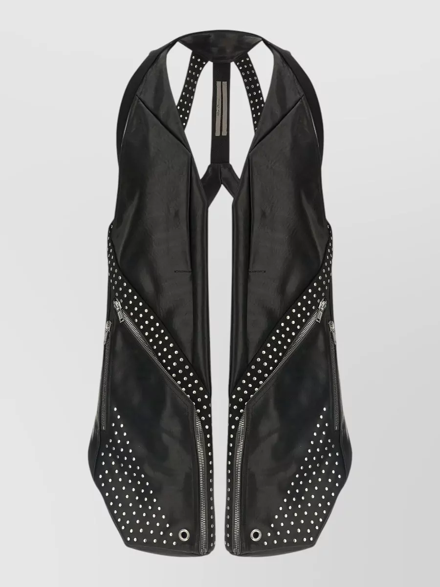 Rick Owens Leather temple vest