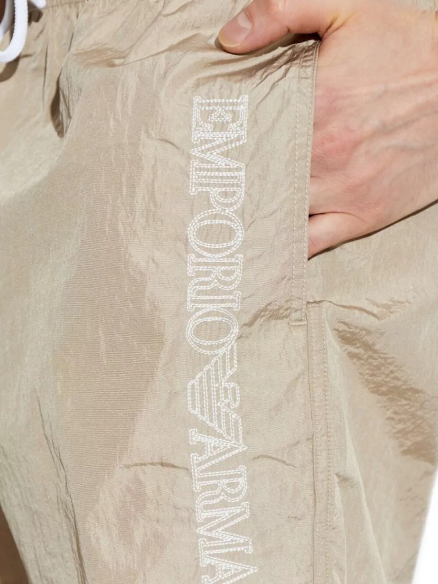 Emporio Armani Logo Swim Shorts