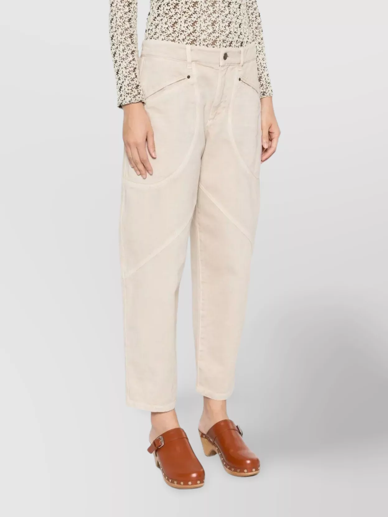 Isabel Marant Trousers With Belt Loops And Pockets