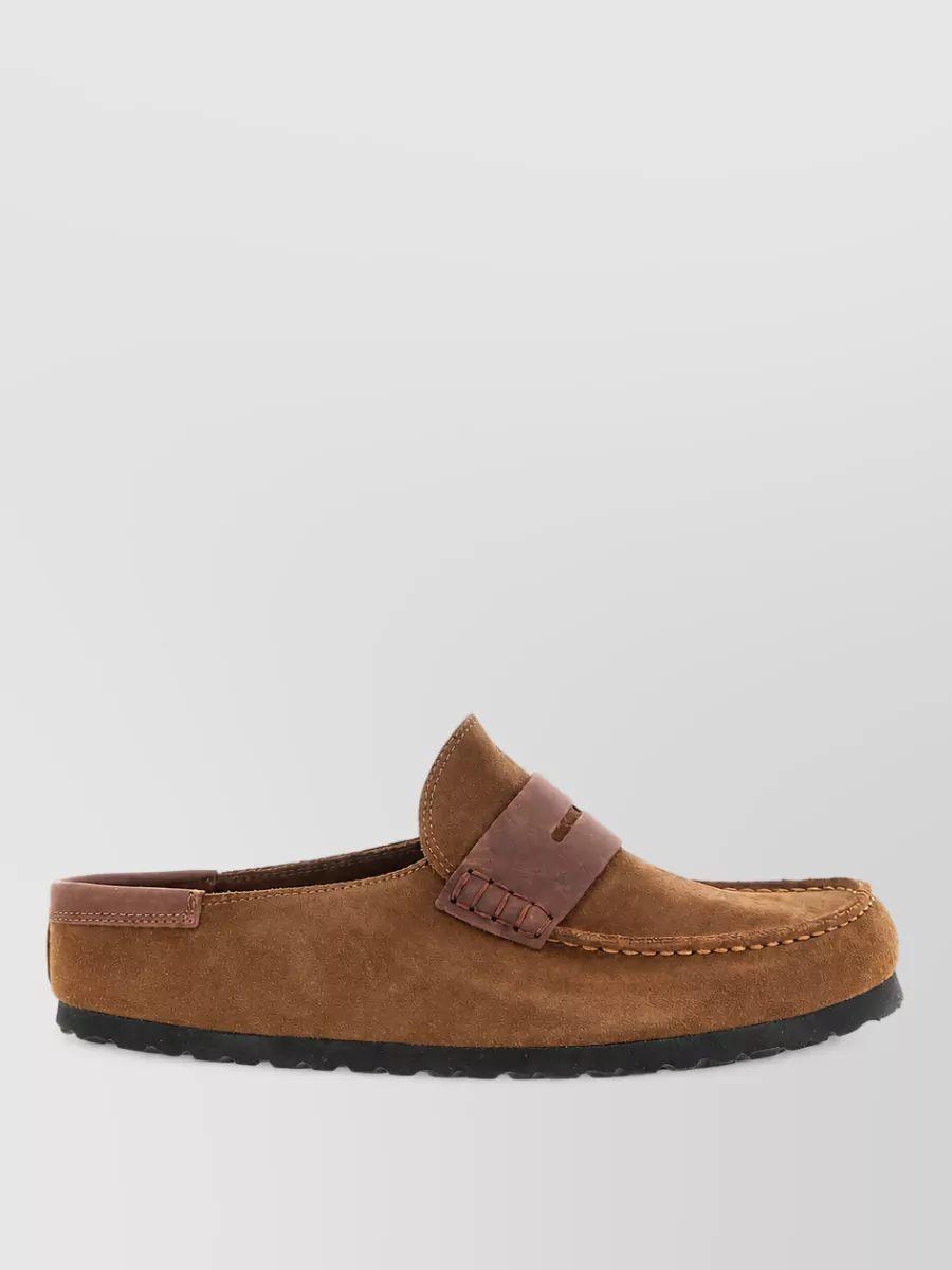 Birkenstock suede naples slippers