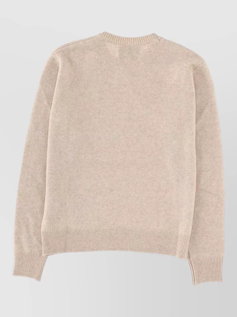Mc2 Saint Barth Cashmere Wool Fine-Knit Jumper