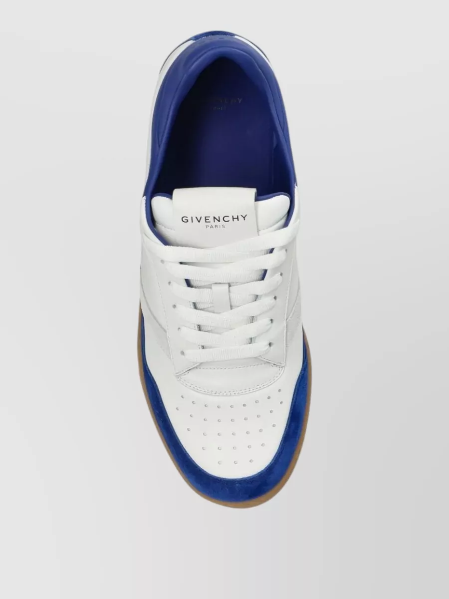 Givenchy Leather Panelled Low-Top Sneakers