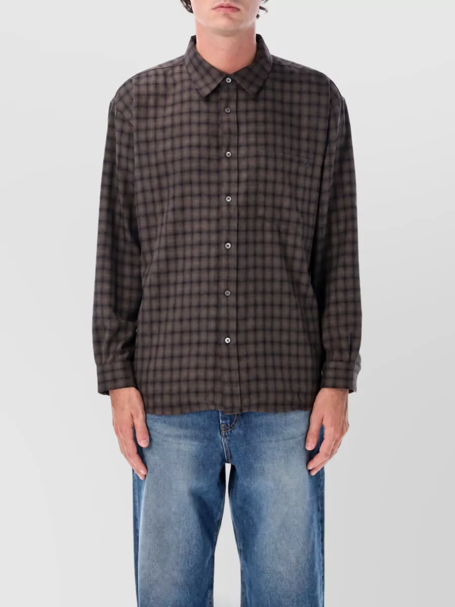 Dunst Checked flannel shirt