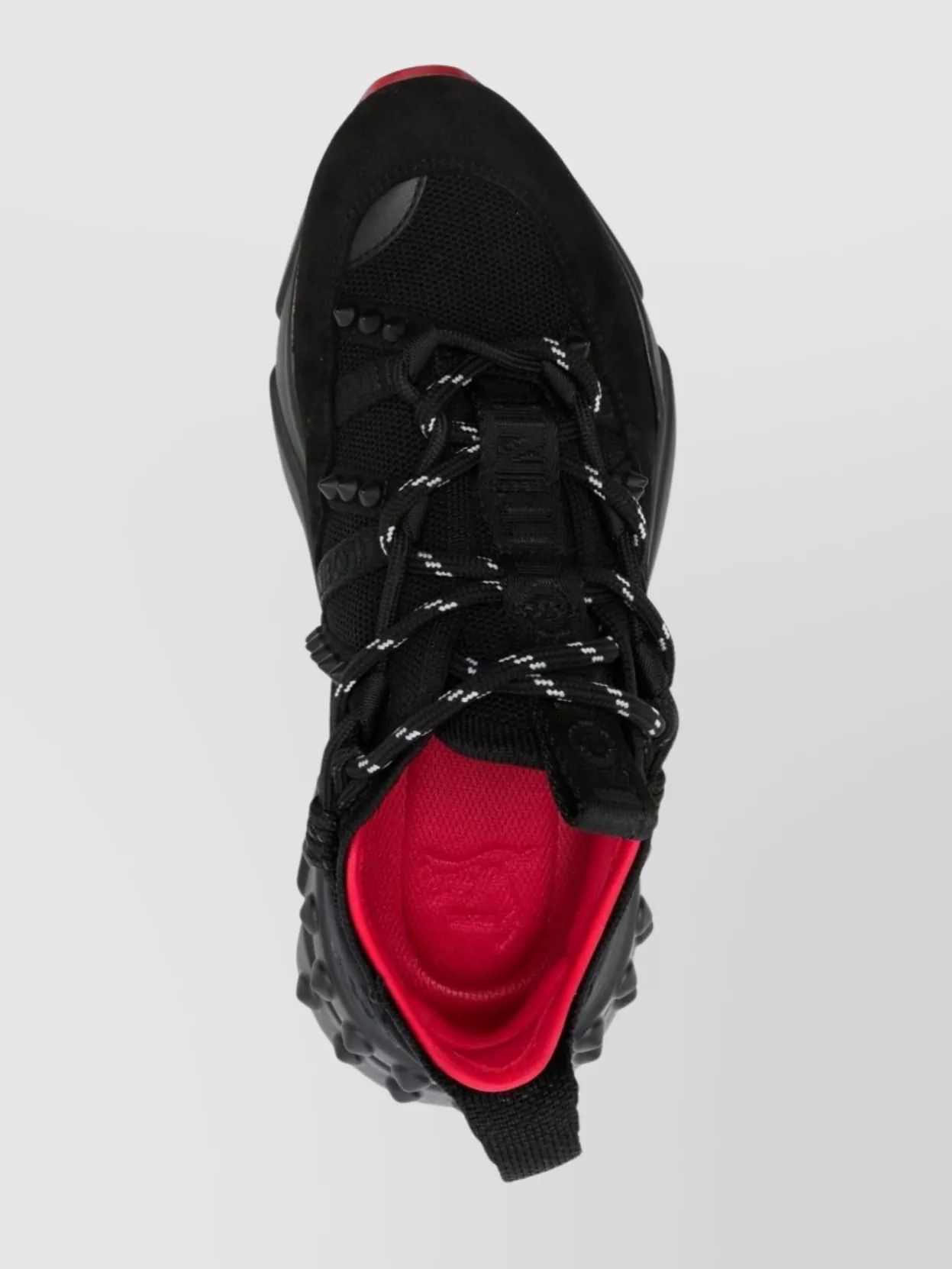 Shop Christian Louboutin Leather Trailrun Sneakers Chunky Sole