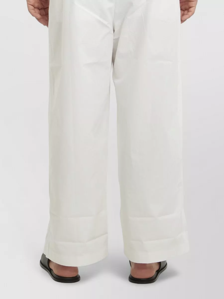Jacquemus Cotton Mid-Rise Wide-Leg Tailored Shorts