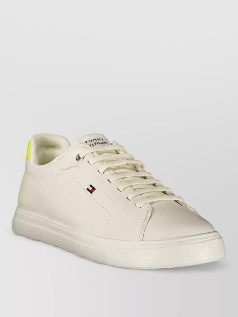 Tommy Hilfiger Leather Lace-Up Sneakers