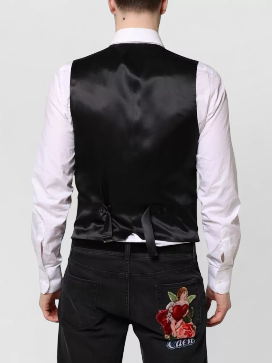 Dolce&Gabbana Wool Silk Waistcoat