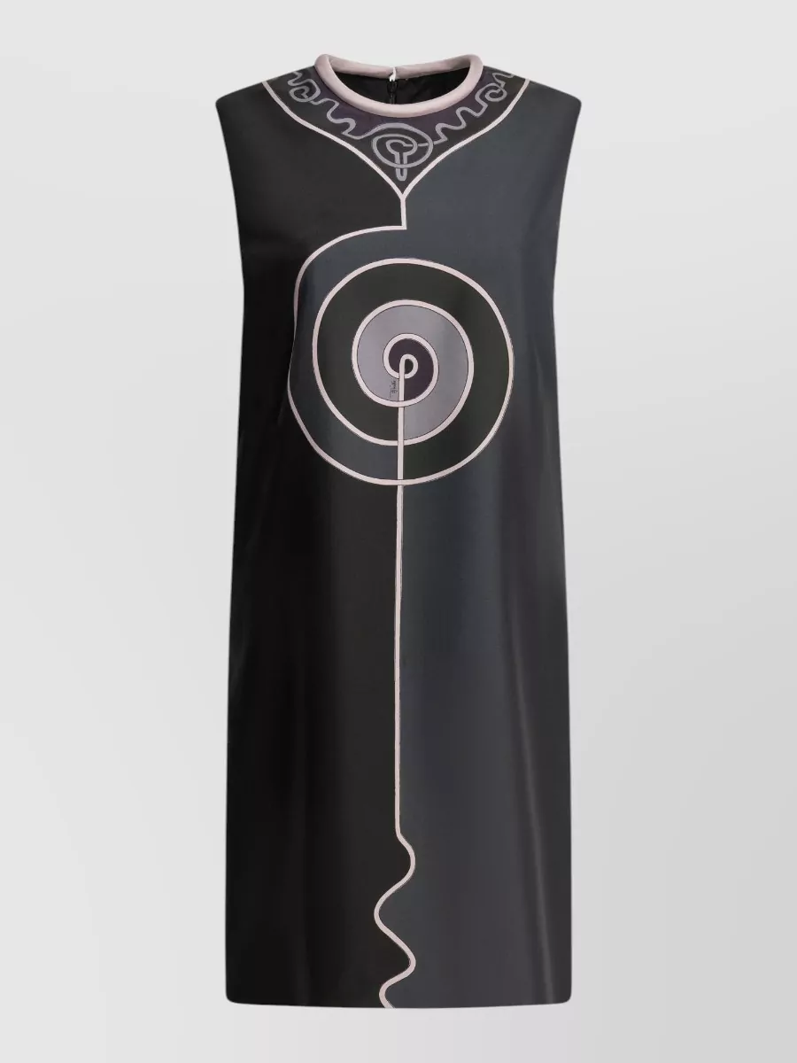 Pucci silk astro short dress