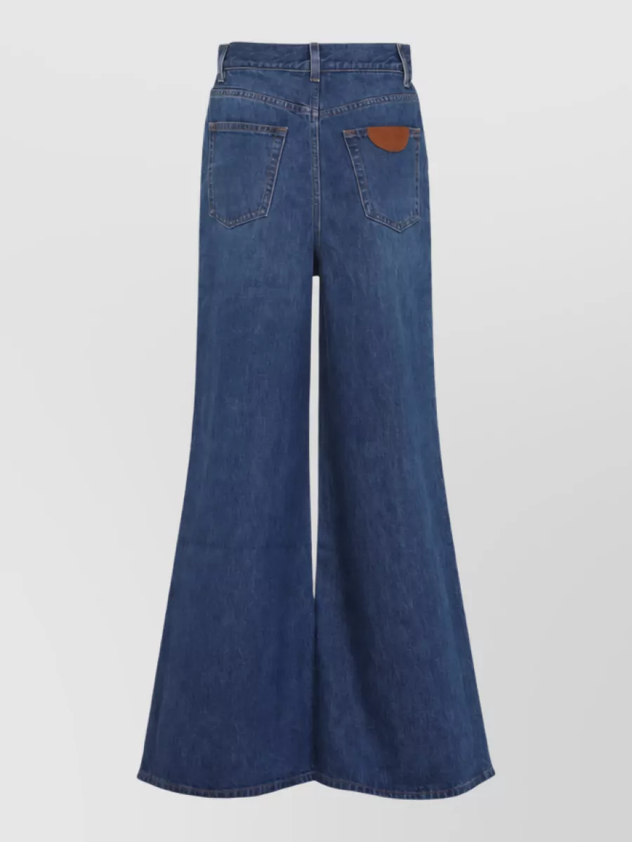 Chloé Wide-Leg Denim Jeans