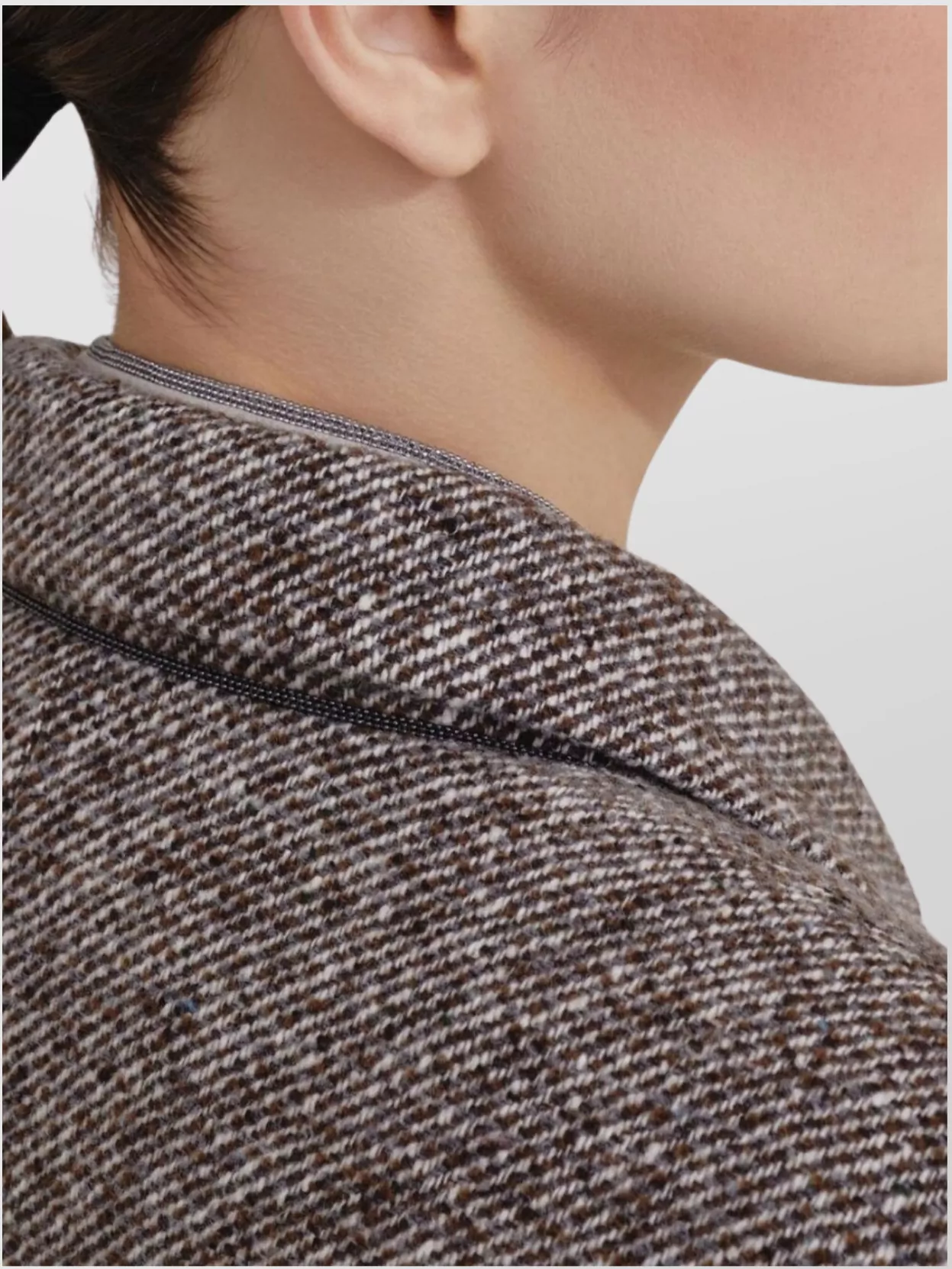 Brunello Cucinelli Wool Double-Breasted Jacket With Front Pockets