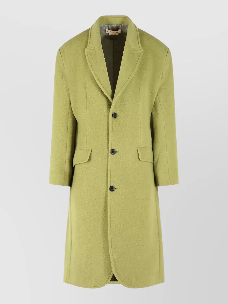 Marni virgin wool single-breasted coat