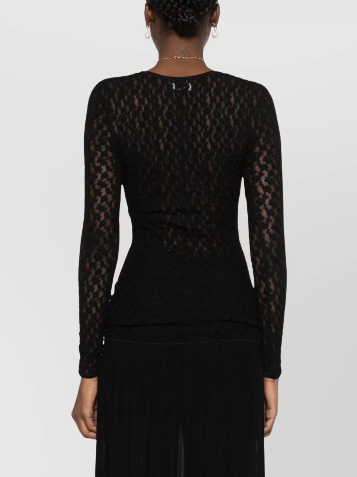 Isabel Marant Floral Embroidered Cotton Blend Sweater