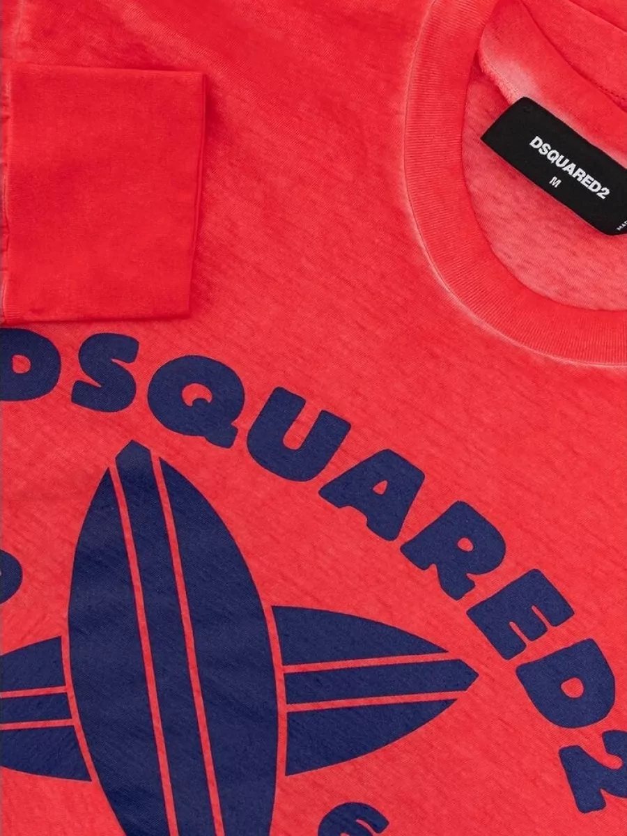 Dsquared2 Cotton Long-Sleeve Printed T-Shirt