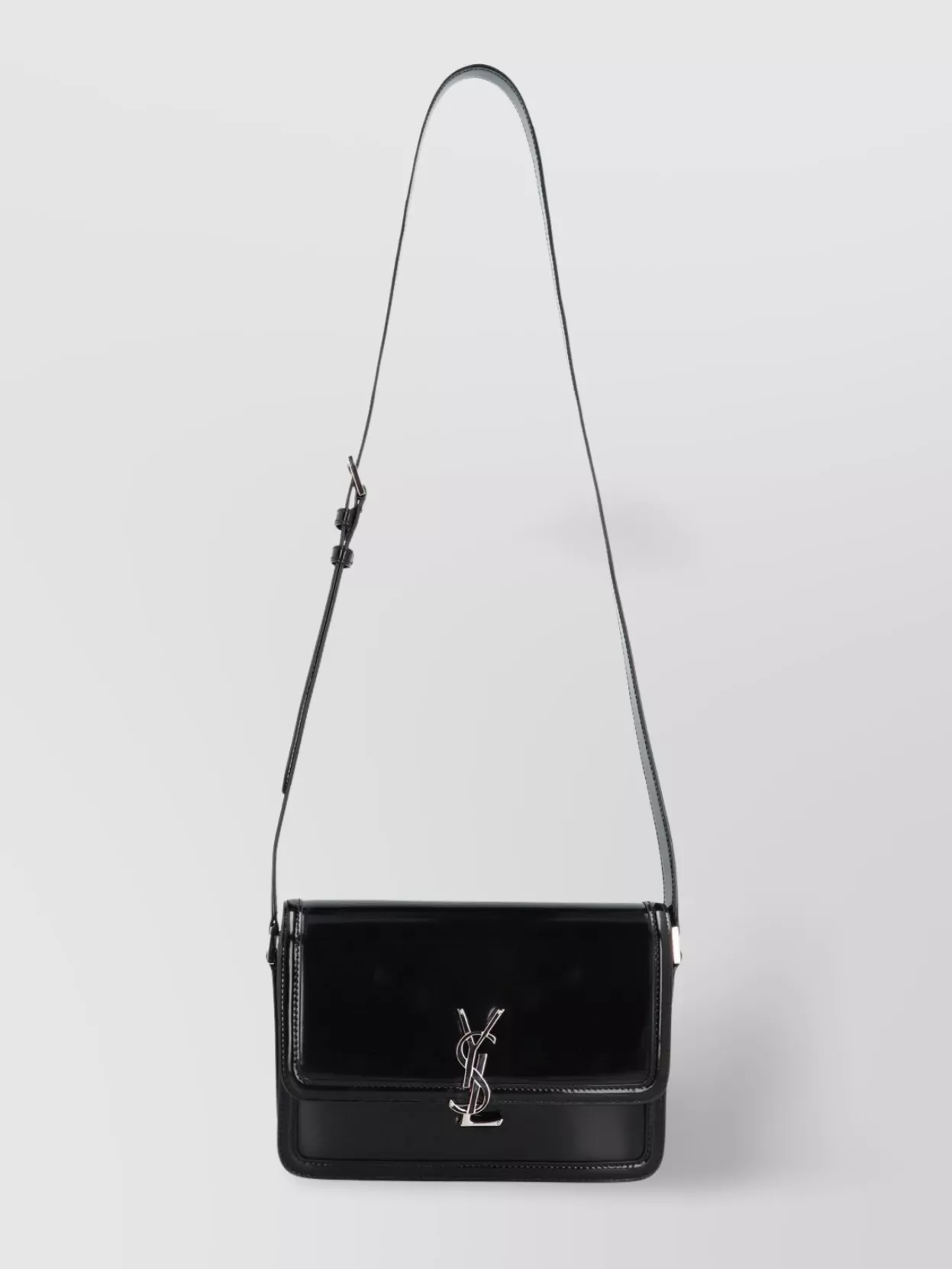 Saint Laurent Leather Messenger Bag Solferino