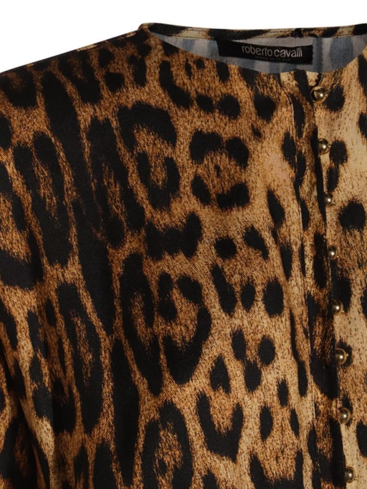 Roberto Cavalli Knee Length Dress Leopard Print In Animal Print