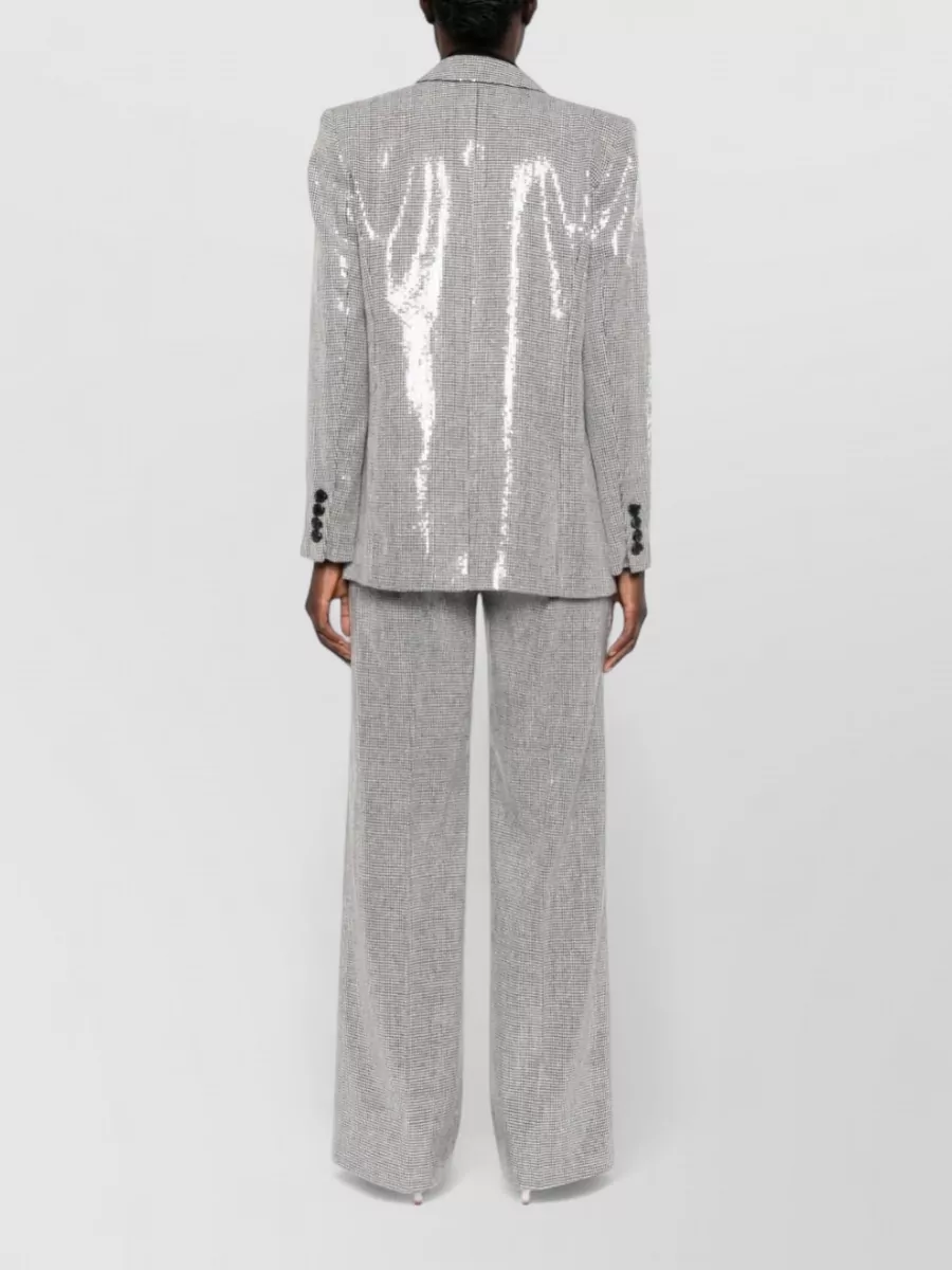 Ermanno Firenze Sequined Double-Breasted Jacket