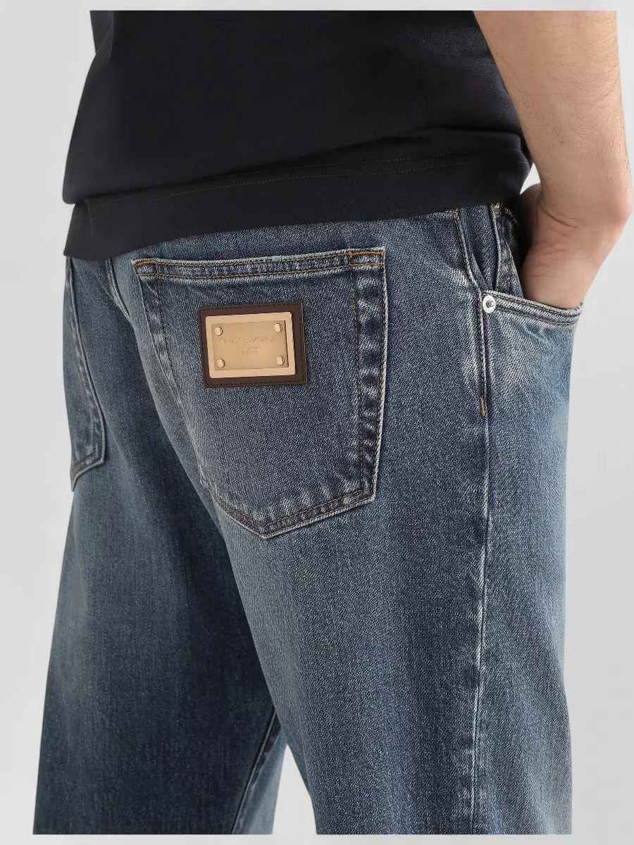 Dolce&Gabbana Slim-Fit Tapered Denim Jeans
