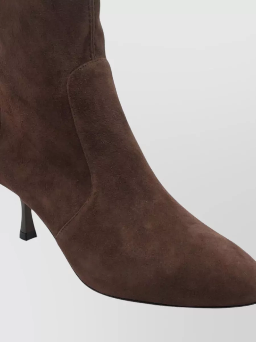 Stuart Weitzman Leather Madison Booties
